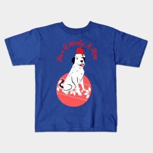 Have A Woofy X-Mas Kids T-Shirt